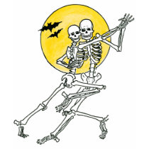 Dancing Skeletons t-shirts by countdracula Dancing Skeletons t-shirts
