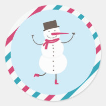 Dancing Snowman stickers