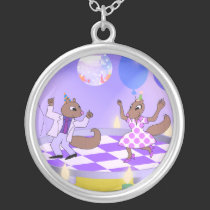 Dancing Squirrels necklaces