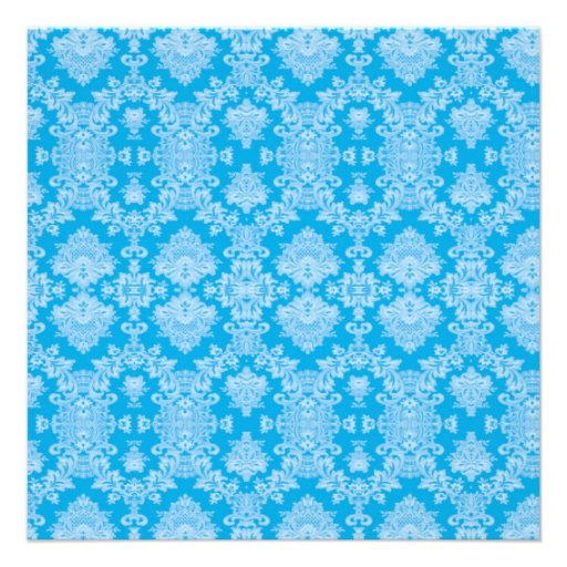 Dancing Starfish Ocean Blue Summer Bridal Shower Invitation