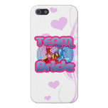 Dancing team bride blue wedding bridal party cover for iPhone 5