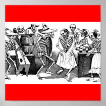 "Dancing the Jarabe in the Other World" Print