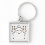 Dancing Trees Keychain