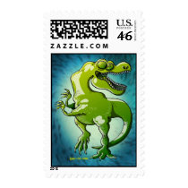 Dancing Tyrannosaurus Rex Stamps