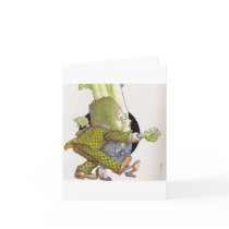 Dancing Veggie Note Card