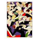 Dancing Vintage Couples Greeting Cards