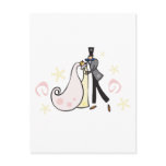 Dancing wedding couple
