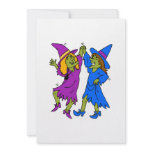 dancing witches personalized invitation