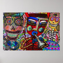 Dancing With Diable Day Of The Dead Poster