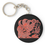 Dancing with lion key chain