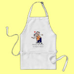 Dancing with N.E.D. - Orange Ribbon Apron