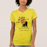 Dancing with N.E.D. - Orange Ribbon T-shirts
