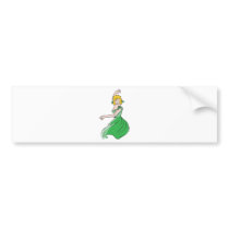 Dancing Woman bumper stickers by sportydesigns Dancing Woman bumper stickers