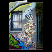 Dancing Woman Graffiti cards