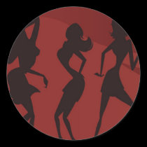 Dancing Women Stickers