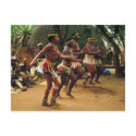 Dancing, Zulu Style - South Africa postcards
