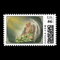 Dandelion Angel Moon stamps
