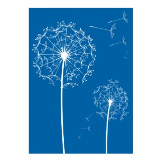 dandelion blue print