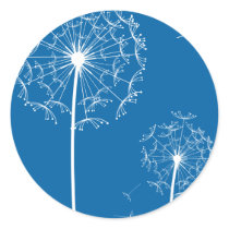 dandelion blue stickers