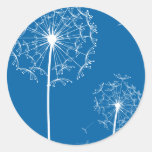 dandelion blue stickers