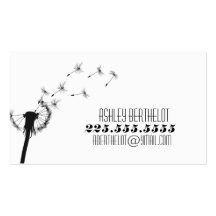 Dandelion Calling Card Business Card