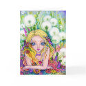 Dandelion Fairy Kingdom - blank card