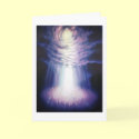 Dandelion Field Greeting Card with Deep Peace by KKEAN Dandelion Field Greeting Card with Deep Peace