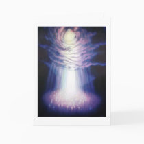 Dandelion Field Greeting Card with Deep Peace cards