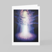 Dandelion Field Greeting Card with Deep Peace