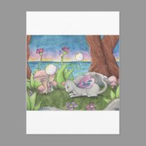 Dandelion Fluff postcards