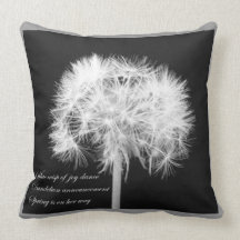 Dandelion Haiku American MoJo Pillow