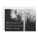 Dandelion Haiku Invitation