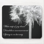 Dandelion Haiku Mousepad