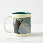 Dandelion Kisses Cat Coffee Cup Mug
