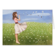 Dandelion notecard-KNOWLEDGE IS POWER