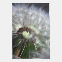 Dandelion Seed head kitchen tea towel kitchen towels