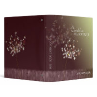Dandelion Spa Boutique Business Appointment Binder binder