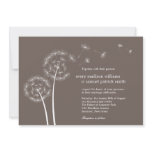 Dandelion Spring Wedding Invitation