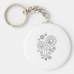 Dandelion Tattoo Design Key Chains