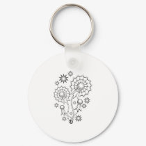Dandelion Tattoo Design keychains by doonidesigns Dandelion Tattoo Design keychains