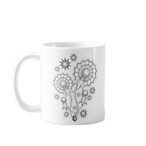 Dandelion Tattoo Design mugs by doonidesigns Dandelion Tattoo Design mugs