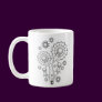Dandelion Tattoo Design Coffee Mugs