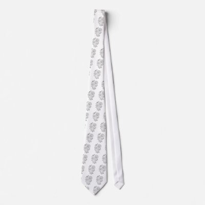 Dandelion Tattoo Design Necktie by doonidesigns