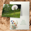 Dandelion Teacher Thank You Card