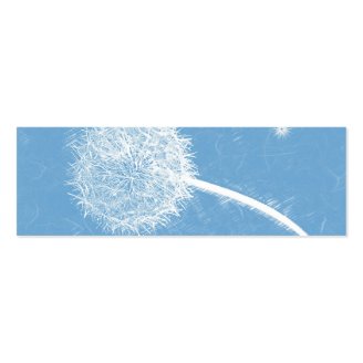 Dandelion Thank You Bookmark & Emerson Quote Business Card Templates