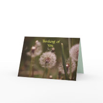 Dandelion Thinking of You Card