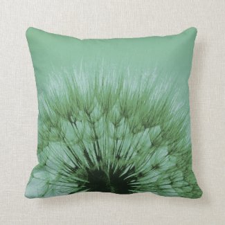 dandelion throw pillow