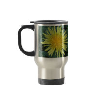 Dandelion Travel Mugs by wingedturtle Dandelion Travel Mugs