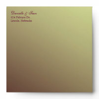 Dandelion Wedding Invitation Square Envelope