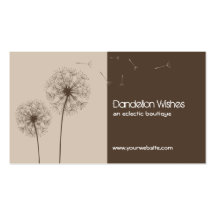 Dandelion Wishes Business Card
